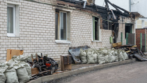 Professional Emergency Fire Cleanup technician working in Lenni, PA